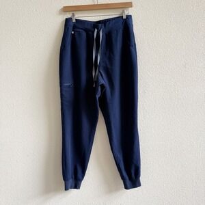 Figs Scrub Pants Mens Large Navy Blue Excellent Jogger Cargo FIONx